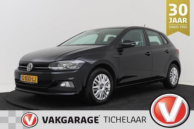 Zwart Occasion 2019 VW Polo Comfortline Hatchback | € 16.399 (Eerlijke prijs) - Afbeelding 1/3