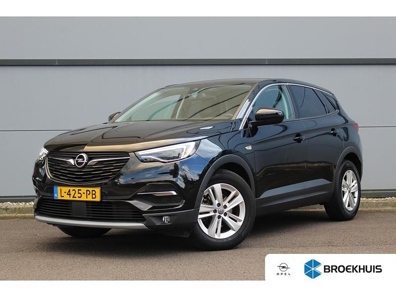 Zwart Gebruikt 2021 Opel Grandland X Business SUV | € 22.645 (Eerlijke prijs) - Afbeelding 1/4