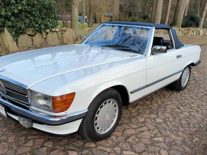 Wit Gebruikt 1985 Mercedes SL420 Cabriolet | € 48.000 - Afbeelding 1/4