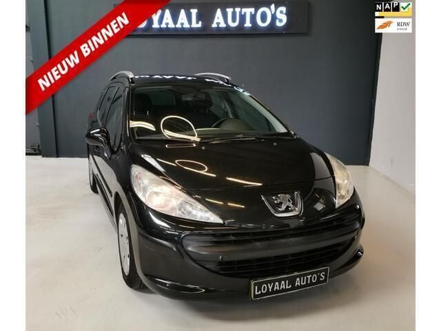 Zwart Gebruikt 2008 Peugeot 207 Stationwagen | € 3.499 (Duur) - Afbeelding 1/4