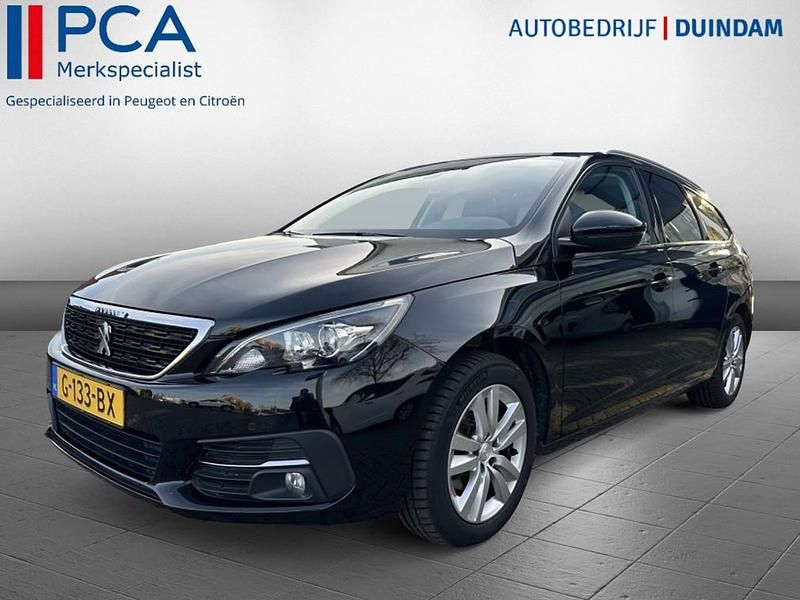 Zwart (metallic) Occasion 2019 Peugeot 308 SW Stationwagen | € 10.750 (Super prijs) - Afbeelding 1/4