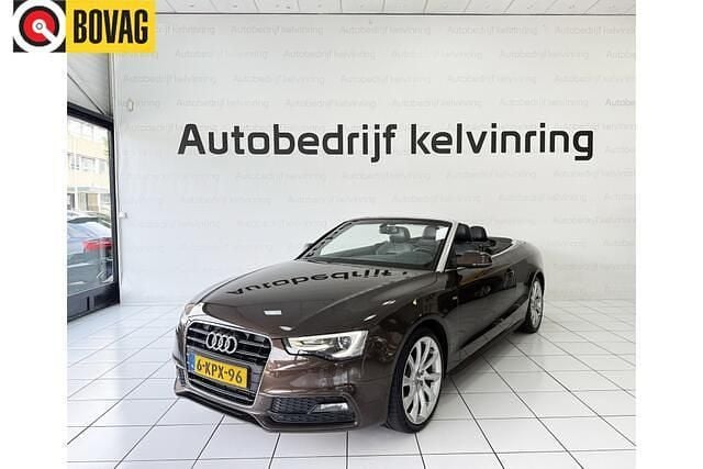 Bruin Gebruikt 2013 Audi A5 Cabriolet S-Line Cabriolet | € 17.950 (Iets duurder) - Afbeelding 1/4