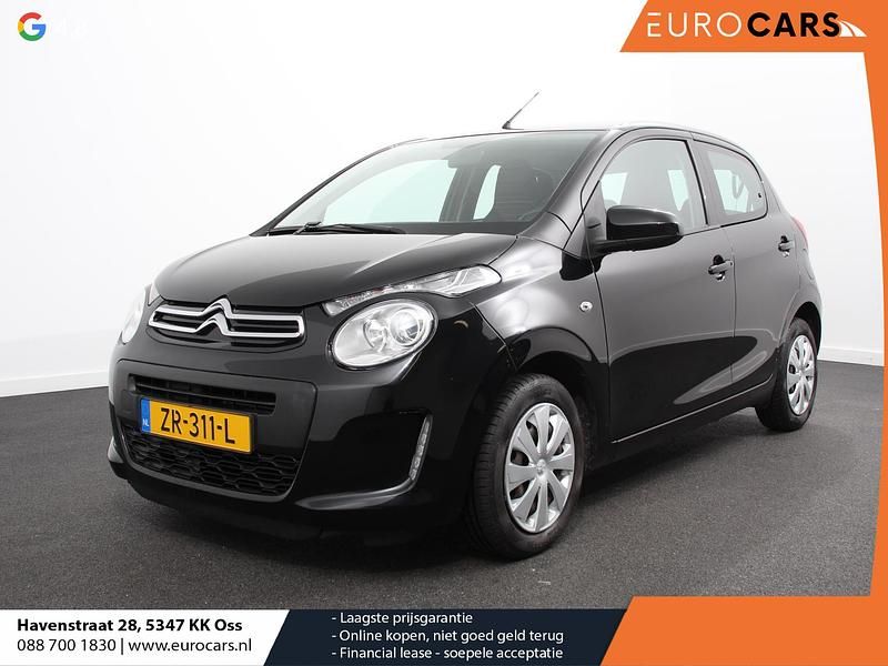 Zwart Gebruikt 2019 Citroën C1 Feel Hatchback | € 7.340 (Eerlijke prijs) - Afbeelding 1/4