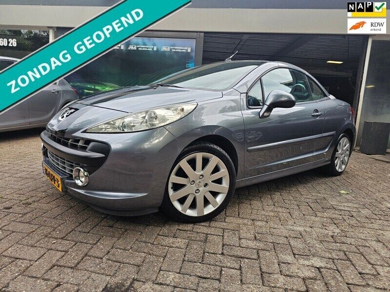 Grijs Gebruikt 2009 Peugeot 207 Sport Cabriolet | € 3.999 (Eerlijke prijs) - Afbeelding 1/4