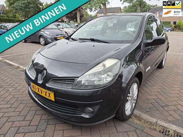 Zwart Gebruikt 2007 Renault Clio II Initiale Hatchback | € 2.999 (Iets duurder) - Afbeelding 1/4