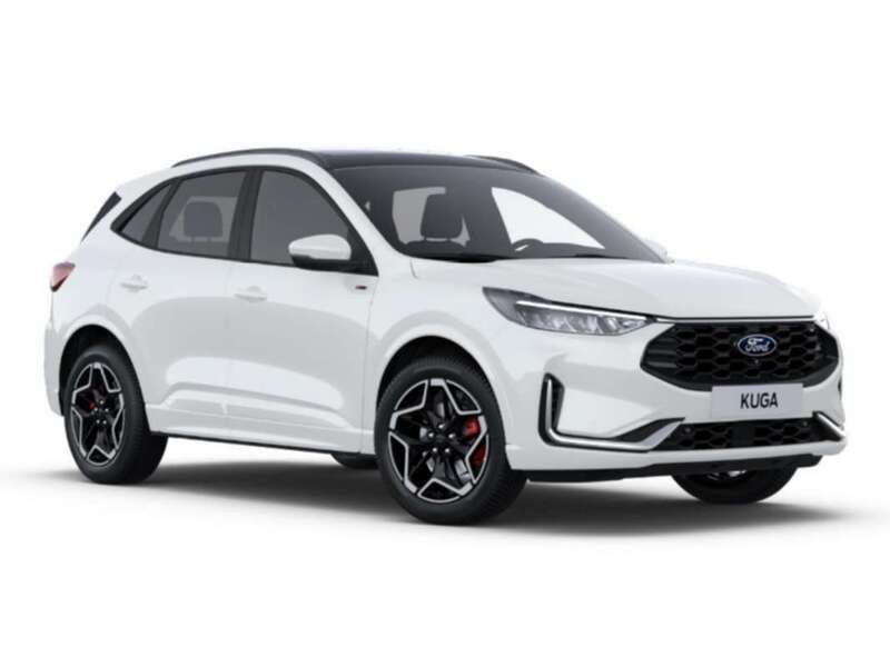 Wit Nieuw 2025 Ford Kuga ST-Line X SUV | € 51.380 (Duur) - Afbeelding 1/4