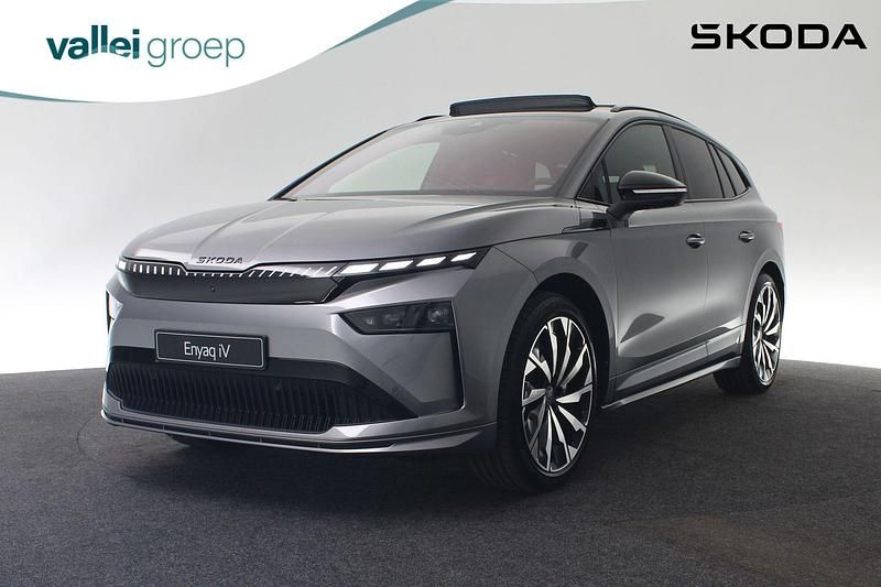 Grijs Nieuw 2025 Skoda Enyaq iV SportLine SUV | € 54.950 - Afbeelding 1/4