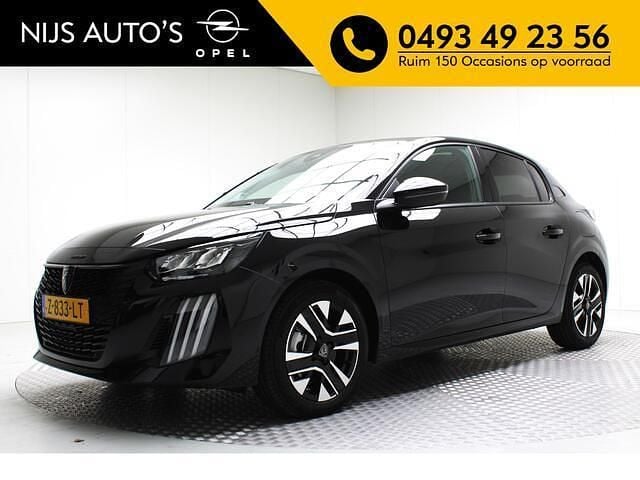 Zwart, metallic lak Gebruikt 2024 Peugeot 208 Allure Hatchback | € 18.999 (Eerlijke prijs) - Afbeelding 1/4