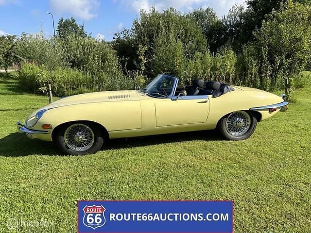 Zwart Gebruikt 1969 Jaguar E-Type Cabriolet | € 41.500 - Afbeelding 1/4