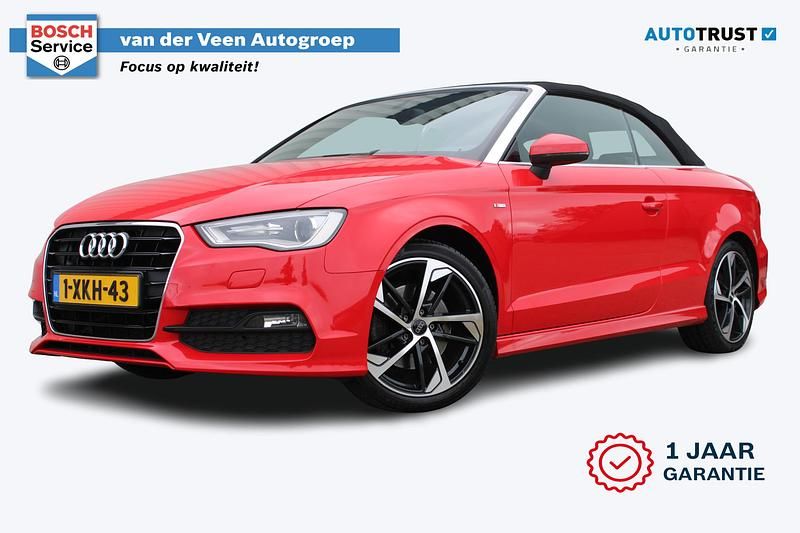 Rood Gebruikt 2014 Audi A3 Cabriolet Ambition Cabriolet | € 18.450 (Eerlijke prijs) - Afbeelding 1/4