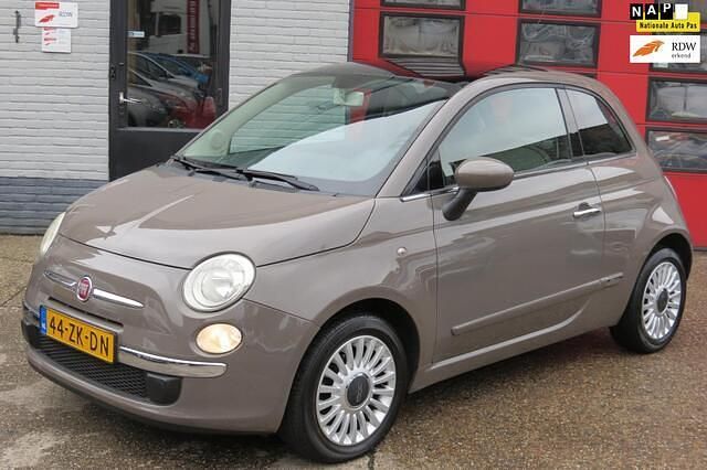 Grijs Gebruikt 2008 Fiat 500 Lounge Hatchback | € 3.950 (Eerlijke prijs) - Afbeelding 1/4