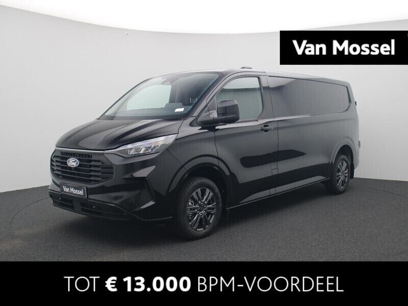 Zwart Nieuw 2024 Ford Transit Custom Limited Van | € 32.945 (Goede deal) - Afbeelding 1/4