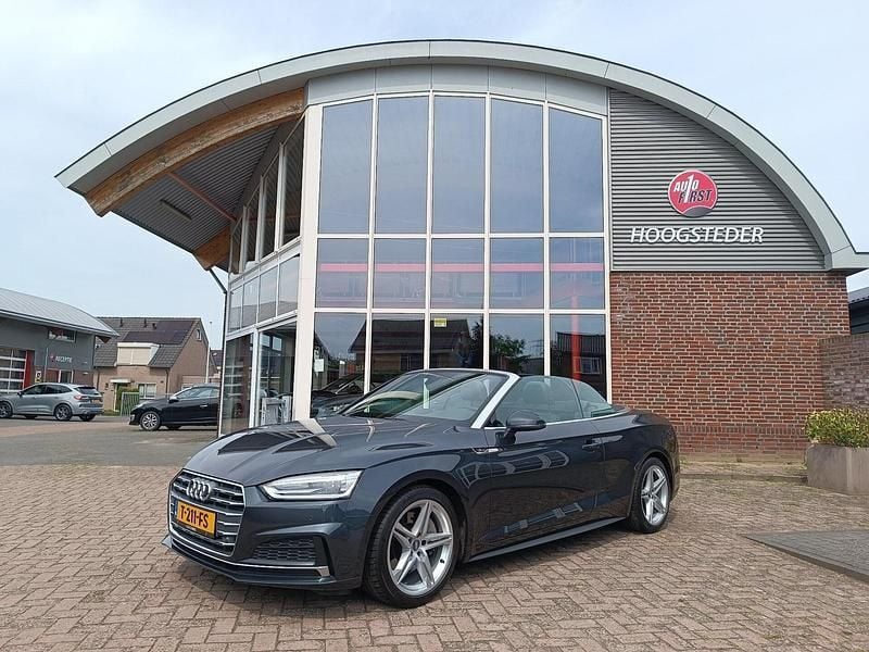 Grijs Gebruikt 2018 Audi A5 Cabriolet Sport Cabriolet | € 35.950 (Eerlijke prijs) - Afbeelding 1/4