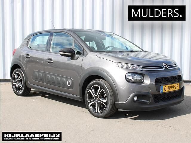 Grijs Gebruikt 2019 Citroën C3 Feel Hatchback | € 11.895 (Eerlijke prijs) - Afbeelding 1/3