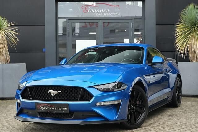 Blauw Gebruikt 2018 Ford Mustang GT Fastback Coupé | € 52.950 - Afbeelding 1/4