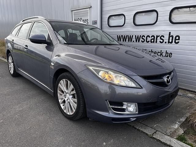 Grijs Gebruikt 2009 Mazda 6 Inclusive Stationwagen | € 2.350 (Super prijs) - Afbeelding 1/4