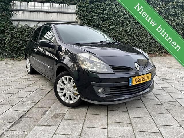 Zwart Gebruikt 2007 Renault Clio II Dynamique Hatchback | € 1.499 (Eerlijke prijs) - Afbeelding 1/4