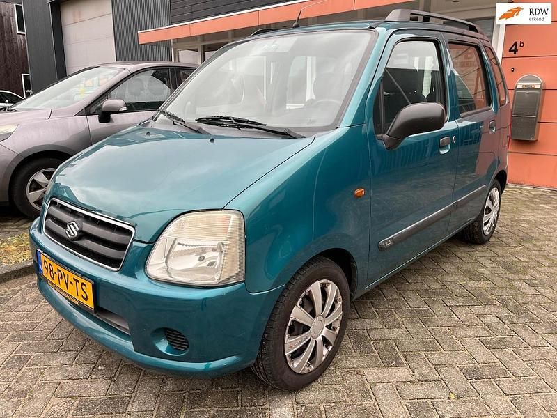 Groen Gebruikt 2005 Suzuki Wagon R+ GLX Stationwagen | € 2.999 (Eerlijke prijs) - Afbeelding 1/4