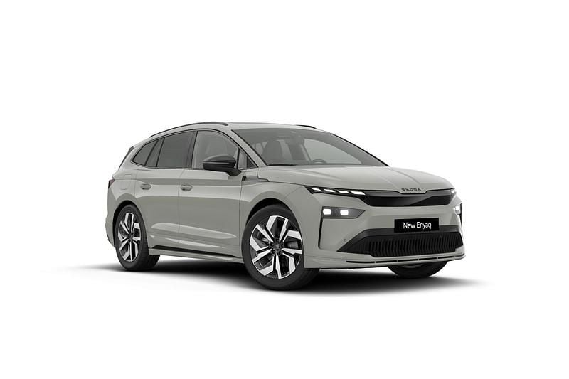 Steel grey Nieuw 2025 Skoda Enyaq iV SportLine SUV | € 50.425 (Goede deal) - Afbeelding 1/4