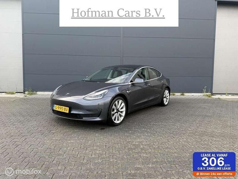 Grijs Gebruikt 2019 Tesla Model 3 Long Range Sedan | € 18.450 (Eerlijke prijs) - Afbeelding 1/4
