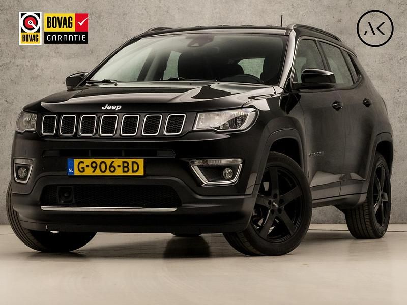 Zwart Gebruikt 2019 Jeep Compass Longitude SUV | € 17.945 (Eerlijke prijs) - Afbeelding 1/4