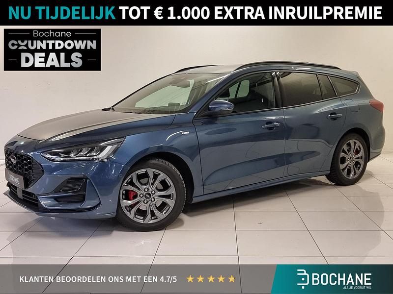 Blauw Gebruikt 2022 Ford Focus ST-Line Stationwagen | € 19.245 (Goede deal) - Afbeelding 1/4