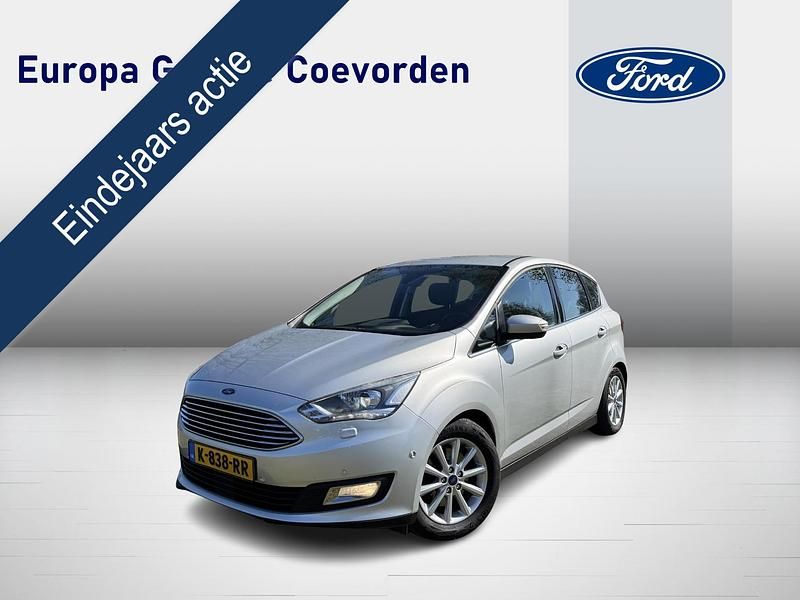 Grijs Gebruikt 2017 Ford C-MAX Titanium MPV | € 14.745 (Eerlijke prijs) - Afbeelding 1/4