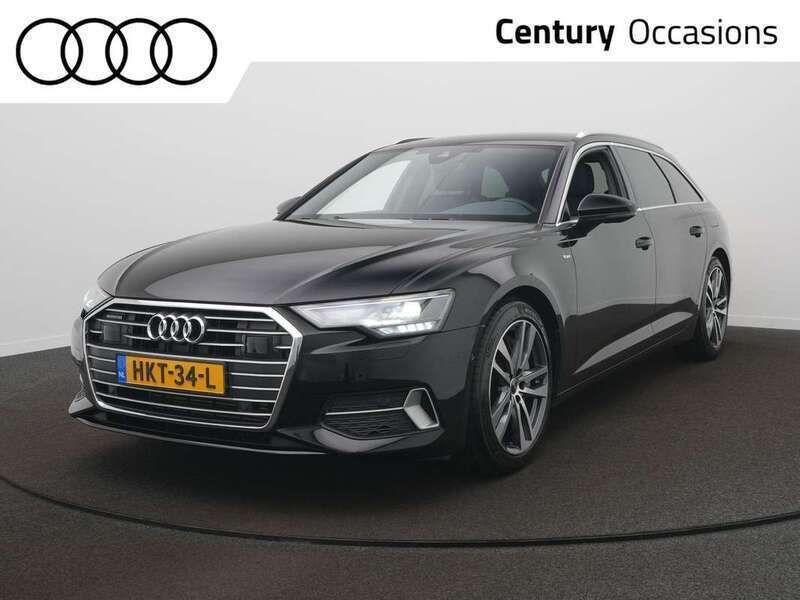 Zwart Gebruikt 2022 Audi A6 S-Line Stationwagen | € 44.900 (Super prijs) - Afbeelding 1/4