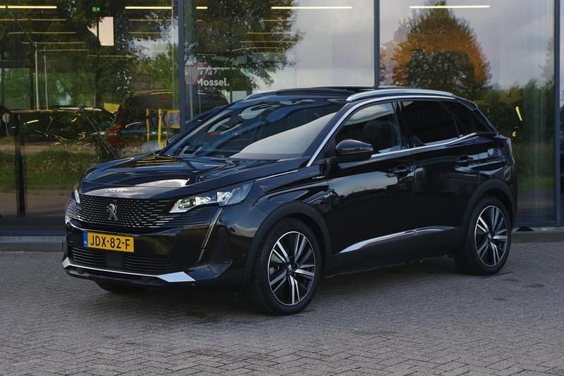 Zwart Gebruikt 2021 Peugeot 3008 Avantage SUV | € 28.950 (Eerlijke prijs) - Afbeelding 1/4