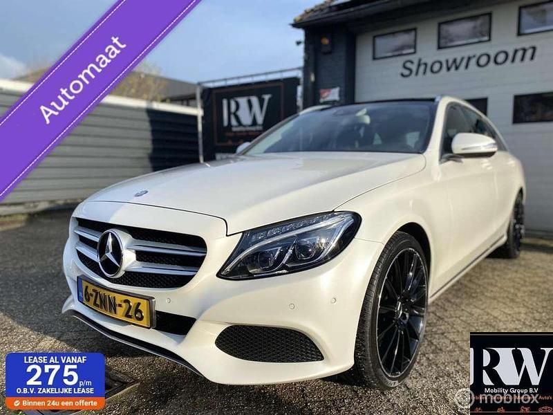 Wit Gebruikt 2015 Mercedes C180 Stationwagen | € 16.995 (Eerlijke prijs) - Afbeelding 1/4