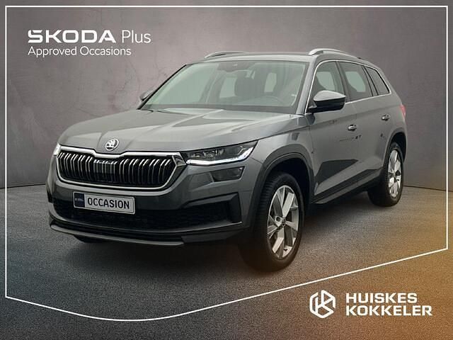 Grijs Gebruikt 2022 Skoda Kodiaq Business Line SUV | € 33.900 (Eerlijke prijs) - Afbeelding 1/4