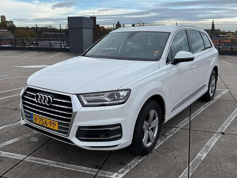Wit Gebruikt 2018 Audi Q7 SUV | € 36.500 (Super prijs) - Afbeelding 1/4