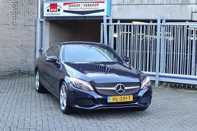 Occasion Mercedes C180 Edition 1 157 PK (115 kW) 2015 Blauw Coupé