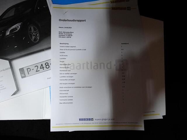 Occasion Mercedes CLA180 AMG line 123 PK (90 kW) 2014 Zwart Sedan