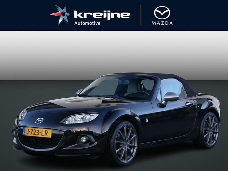 Brilliant black clear (a3f) Gebruikt 2014 Mazda MX5 Edition Cabriolet | € 17.925 (Eerlijke prijs) - Afbeelding 1/4