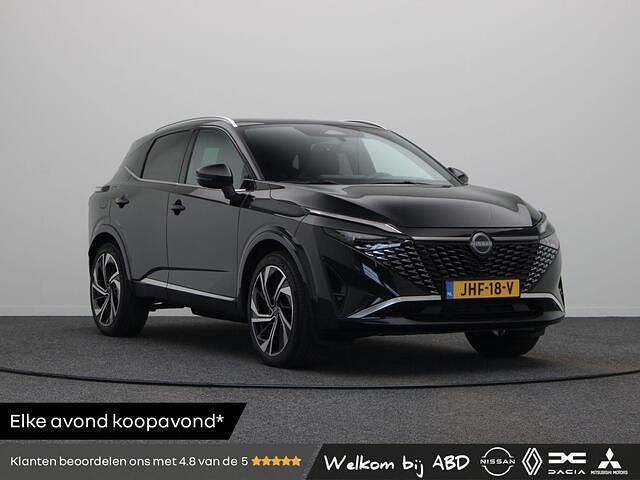 Zwart Gebruikt 2025 Nissan Qashqai Tekna+ SUV | € 39.400 (Eerlijke prijs) - Afbeelding 1/3