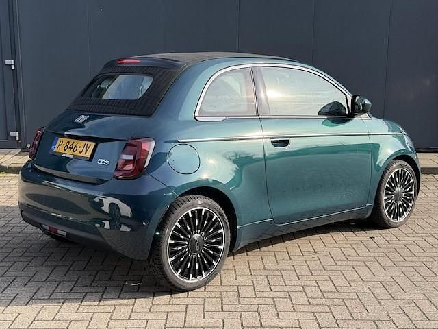 Occasion Fiat 500e La Prima 86 kW (118 PK) 2021 Groen Cabriolet