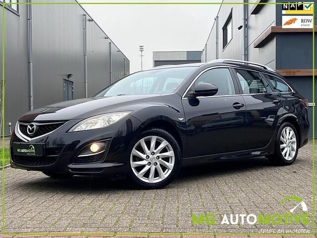 Zwart (metallic) Gebruikt 2011 Mazda 6 Stationwagen | € 8.950 (Eerlijke prijs) - Afbeelding 1/4