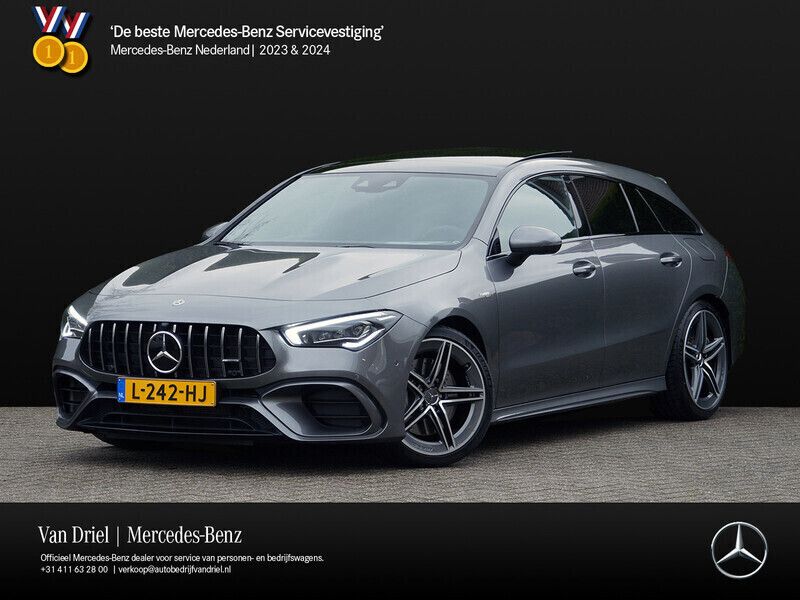 Grijs Gebruikt 2020 Mercedes CLA45 AMG AMG Stationwagen | € 52.450 - Afbeelding 1/4