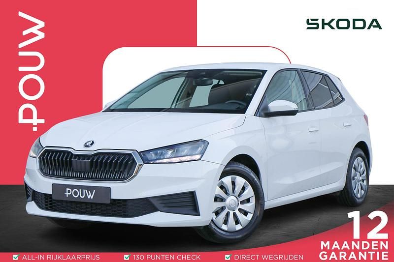 Wit Occasion 2022 Skoda Fabia Ambition Hatchback | € 14.950 (Eerlijke prijs) - Afbeelding 1/4