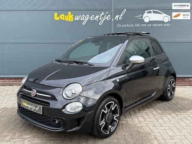 Zwart Gebruikt 2019 Fiat 500 Rockstar Hatchback | € 12.940 (Eerlijke prijs) - Afbeelding 1/4