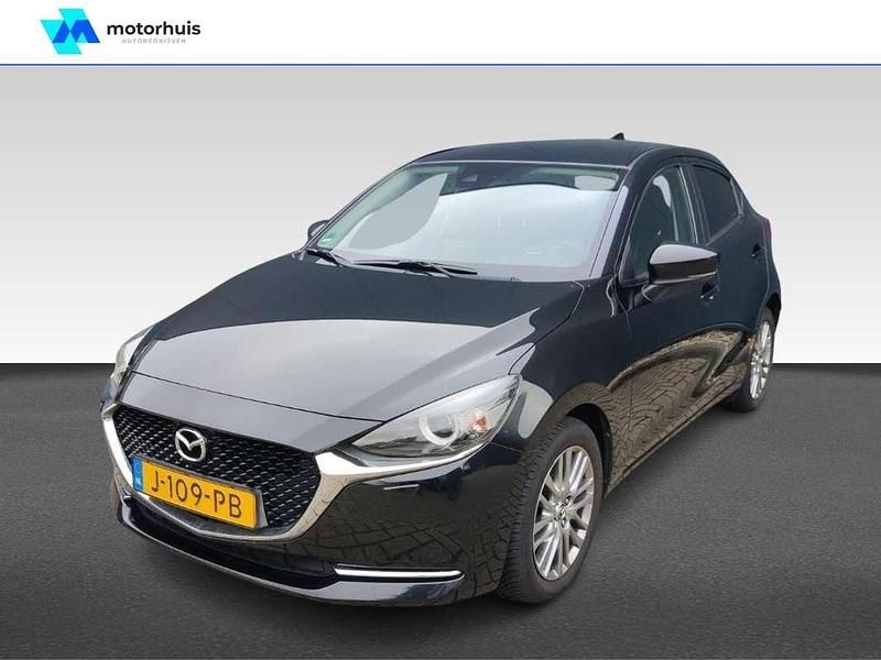 Zwart (metallic) Occasion 2020 Mazda 2 Luxury Hatchback | € 13.795 (Eerlijke prijs) - Afbeelding 1/4
