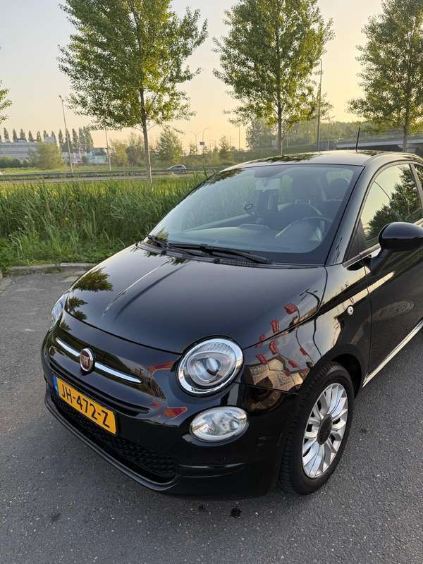 Zwart Gebruikt 2016 Fiat 500 Pop Star Hatchback | € 7.000 (Super prijs) - Afbeelding 1/4