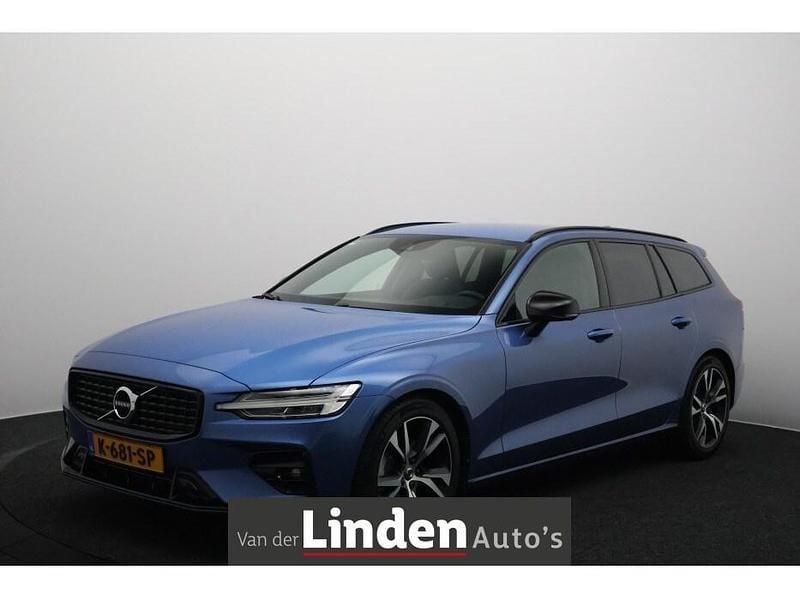 Blauw Gebruikt 2021 Volvo V60 R-Design Stationwagen | € 31.950 (Iets duurder) - Afbeelding 1/4