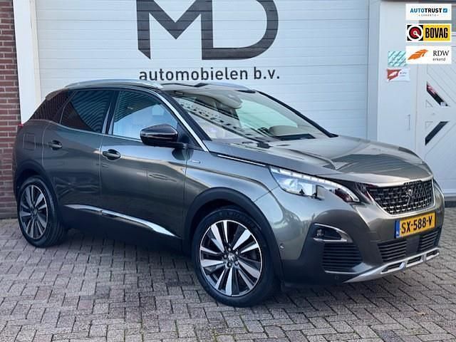 Grijs Gebruikt 2018 Peugeot 3008 GT-line SUV | € 13.750 (Eerlijke prijs) - Afbeelding 1/4