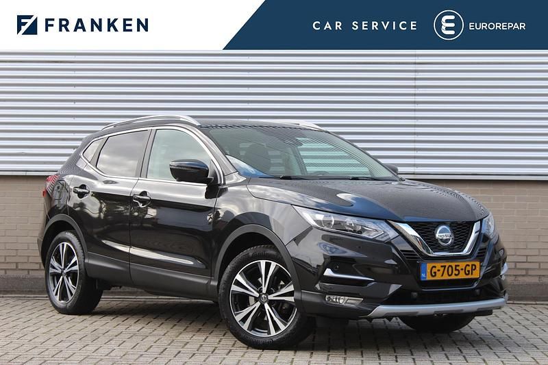 Zwart Gebruikt 2019 Nissan Qashqai N-Connecta SUV | € 21.495 (Eerlijke prijs) - Afbeelding 1/4