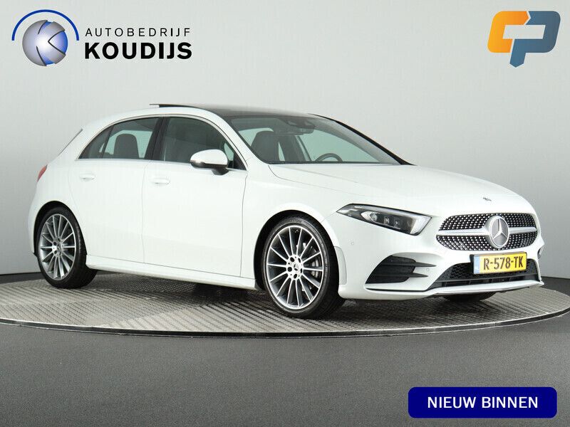 Wit Gebruikt 2021 Mercedes A200 AMG line Hatchback | € 31.750 (Iets duurder) - Afbeelding 1/4