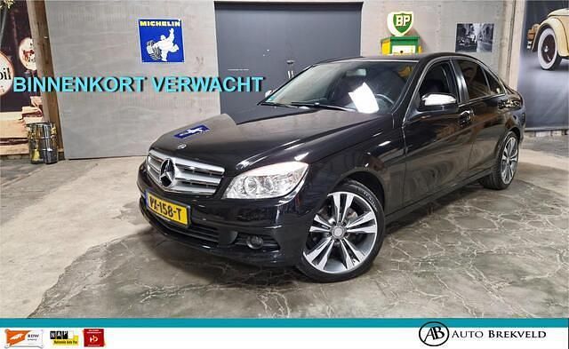Zwart Gebruikt 2008 Mercedes C180 Sedan | € 8.950 (Eerlijke prijs) - Afbeelding 1/4