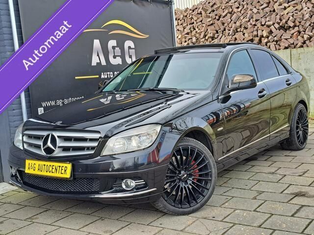 Zwart Gebruikt 2008 Mercedes C350 Avantgarde Sedan | € 10.995 (Eerlijke prijs) - Afbeelding 1/4