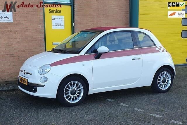 Wit Gebruikt 2013 Fiat 500C Lounge Cabriolet | € 5.450 (Super prijs) - Afbeelding 1/4